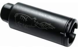 Noveske 5000519 KX5 Flash Suppressor 5.56mm 1.2" Dia 1/2x28 tpi Black Nitride
