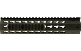 NcStar VMARFFKMC Keymod Handguard  Free-Floating Aluminum Black Anodized 10" for AR-15, M4