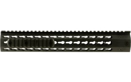 NcStar VMARFFKMM Keymod Handguard  Free-Floating Aluminum Black Anodized 13" AR-15, M4