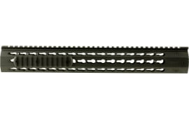 NcStar VMARFFKMR Keymod Handguard  Free-Floating 15" L Aluminum with Black Anodized Finish for AR-15