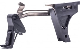 CMC Triggers 71901 Trigger Kit Flat For Glock Gen 1-3 45 ACP 8620 Steel Black