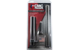 CMC Triggers 81626 Carbine Buffer Tube Kit Mil-Spec 6 Position AR-15 Black Anodized 7075-T6 Aluminum