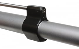 Wilson Combat Tragbm Adjustable Lo-Profile Gas Block .750" Mid Length Straight Tube 4140 Chromoly Steel Black Melonite