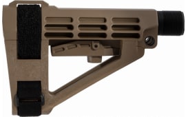 SB Tactical SBA4 6-Position Pistol Brace - FDE - SBA4-02-SB