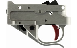 Timney Triggers 1022-2C-16 Ruger 10/22 Trigger with Red Shoe Steel w/Aluminum Housing Silver/Black