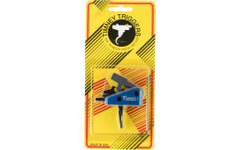 Timney Triggers 663S-ST AR Targa 2-Stage Long Straight Trigger Steel w/Aluminum Housing Black/Blue