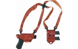Galco MCII212 Miami Classic II Shoulder System Fits Chest Up To 56" Tan Leather Harness Fits 1911 5"