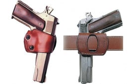 Galco YAQ202 Yaqui Slide RH Beretta 92/96, Taurus 92/99/100/101 Fits Glock 17/19/22/23/26/27/31/32/33/34/35/36 Steerhide Tan