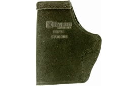 Galco STO800B Stow-N-Go Inside The Pants 3.3" Barrel Fits Glock 43 Steerhide Center Cut Black
