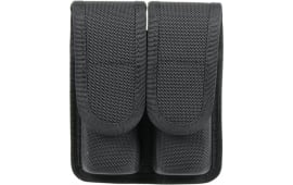Blackhawk 44A001BK Double Mag Pouch  made of Cordura with Black Finish compatible with Double Stack 9mm, 40 or 45 Mags