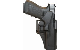 Blackhawk 410530BKR Serpa CQC Concealment RH Matte Finish 0 For Glock 29/30/39 Polymer Black