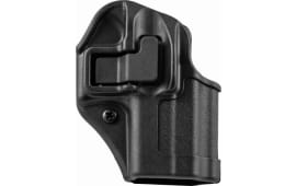 Blackhawk 410567BKR Serpa CQC OWB Size 67 Matte Black Polymer Belt Loop/Paddle Fits Glock 42