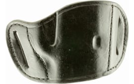 Bulldog MLBM Belt Slide Medium Automatic Handgun Holster Right Hand Leather Black