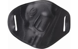 Bulldog MLBRS Belt Slide Small J Frame Revolver Hlstr RH Leather Black