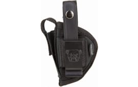 Bulldog FSN1 Extreme Pistol Belt Loop & Clip Sz 1 Mini Semi-Auto Nylon Black