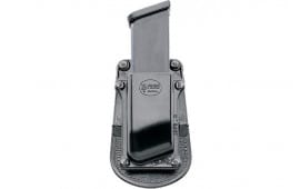 Fobus 3901G Single Mag Pouch made of Polymer with Black Finish, Belt Clip & 1.75" Belt Size compatible with Double Stack Glock 9mm Mags