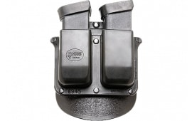 Fobus 6945GNDP Double Mag Pouch made of Polymer with Black Finish & Belt Clip compatible with Double Stack 45 Glock Mags