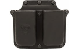 Fobus 6945GNDBH Double Mag Pouch made of Polymer with Black Finish, Belt Clip compatible with Double Stack 45 Glock Mags