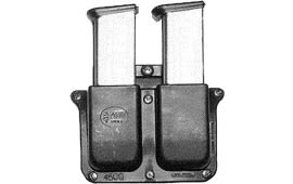 Fobus 4500NDBH Double Mag Pouch made of Polymer with Black Finish & Belt Clip compatible with  Single Stack or 1911 45 Mags