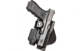 Fobus GLT17RP Tactical GLT Fits Glock 19/23/32 w/Tactical Light or Laser Polymer Black