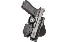 Fobus GLT19RP Tactical GLT RH Fits Glock 19/23/32 w/Tactical Light or Laser Polymer Black