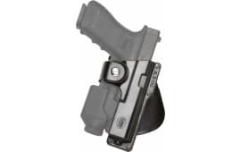 Fobus GLT17 Active Retention Tactical Black Polymer OWB Fits Glock 17/22/31 w/Tactical Light or Laser Right Hand