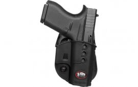Fobus GL42ND Passive Retention Evolution Belt Paddle Fits Glock 42 Polymer Black