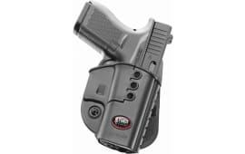 Fobus GL43ND Passive Retention Evolution OWB Polymer Black Paddle Fits Glock 43 Right Hand