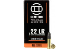 Gemtech 3009679 Subsonic 22 LR 42 gr Lead Round Nose (LRN) - 50rd Box