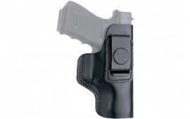 DeSantis Gunhide 031BAE1Z0 Insider  AIWB Black Leather Belt Clip Fits Walther PPS/Glock 26 Gen5