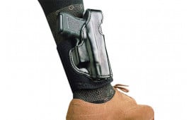 Desantis Gunhide 014PCU7Z0 Die Hard Ankle Rig S&W Bodyguard 380 Leather/Sheepskin Padding Black