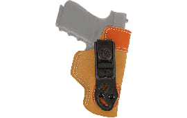 Desantis Gunhide 106NAD6Z0 Sof-Tuck RH Fits Glock 43 Saddle Leather/Suede Tan