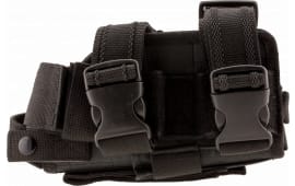 NCStar CVDLHOL2954B Drop Leg Universal Holster Black Full Size/Compact Semi-Auto Pistols PVC Fabric Black