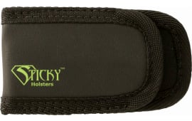 Sticky Holsters Mag Pouch Sleeve/Pocket Black w/Green Logo Latex Free Synthetic Rubber