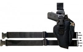 Bulldog WTAC8R Tactical  Leg Black Knit Fits 3.50-5" Barrels Large Frame Autos