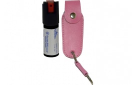 S&W Pepper Spray 1203P Pepper Spray  .5 oz OC Pepper 10 ft Range with Holster, Quick Release Clip Pink