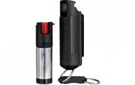 SW Pepper Spray 1403 Pepper Spray 15% Plastic Keychain Case .5oz Black