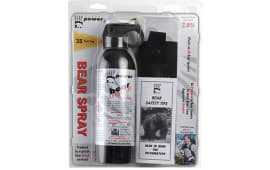 Udap 18CP Super Magnum Bear Spray w/ Chest Holster 13.4oz/380g Up to 35 Ft Black