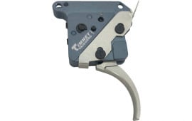 Timney Triggers THEHIT16 Hit Trigger  Curved Trigger with 8 oz Draw Weight & Nickel Finish for Remington 700 Right