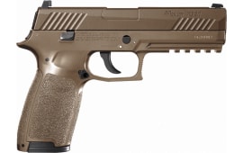 Sig Sauer Airguns AIRP320 P320 Air Pistol CO2 177 Pellet 30rd Coyote Frame Coyote Polymer Grip