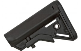 B5 Systems BRV1082 Bravo Stock  Black Synthetic for AR-15 with Mil-Spec Receiver Extensions (Tube Not Included)