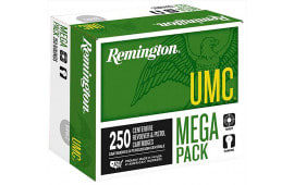 Remington UMC Ammunition 9mm Luger 115 Grain, Full Metal Jacket, Brass Cased, Boxer Primed, Non-Corrosive, Reloadable, 1000 Round Case