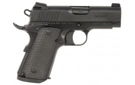 MKE Firearms 392065 MC1911 Untouchable Officer G10 Grip 7rd Black