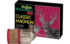 Brenneke SL162CLM Classic Magnum 16 Gauge 2.75" 1 oz Slug - 5sh Box