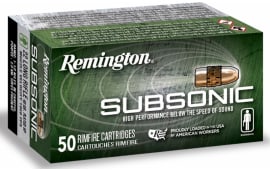 Remington Ammunition 21137 Subsonic 22 LR 40 gr Hollow Point (HP) - 100rd Box