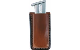 Bianchi 10734 20A Open Magazine Pouch Most Handguns Up to 1.75" Leather Tan