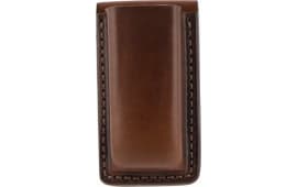 Bianchi 18055 20A Open Magazine Pouch For Glock 17/19/22/23/30 1.75" Wide Leather Tan