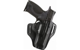 Bianchi 23946 57 Remedy  OWB 10A Black Leather Belt Slide Fits Colt Officer Right Hand