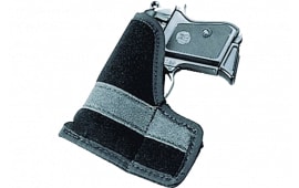 Uncle Mikes 8744 Inside The Pocket Holster Suede Black Small Autos .22-.25 Cal
