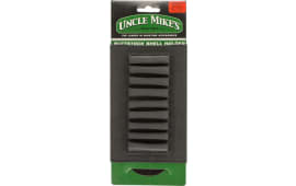 Uncle Mike's 88481 Buttstock Shell Holder  made of Nylon with Black Finish & Sewn-On Elastic Loops Holds up to 9rds for Rifles